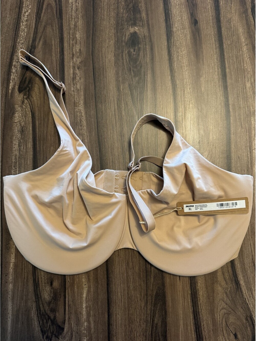 SKIMS Smoothing Intimates Unlined Minimizer Bra Beige Women Size 36DDD NWT